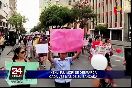 Kenji Fujimori se desmarca cada vez más de Fuerza Popular