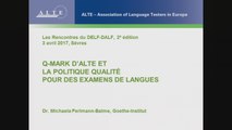 Les rencontres du DELF-DALF 2017 - La Q-Mark d’ALTE et la politique qualité pour des examens de langues