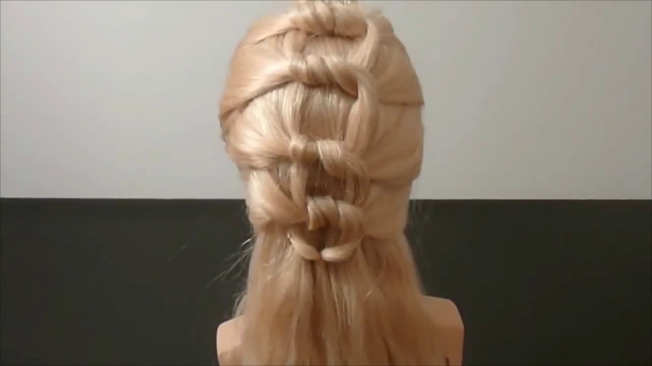waterfall braids variation