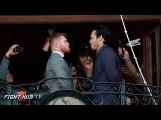 Canelo Alvarez vs. Julio Cesar Chavez Jr. FULL Los Angeles Face Off Video