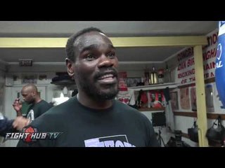 Edner Cherry "Danny Garcia is there to be hit, it will be a short night for him!"