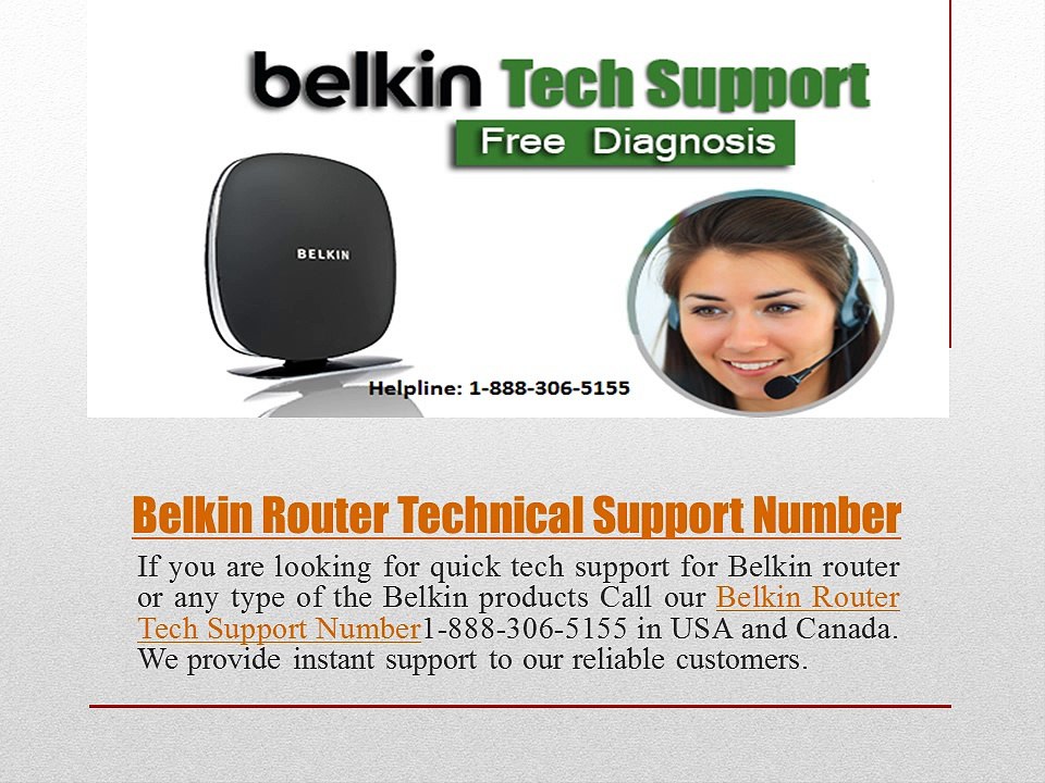 Belkin technical support number