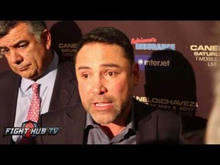 De La Hoya "Canelo is not afraid of Golovkin! This is bigger than a Golovkin fight!"