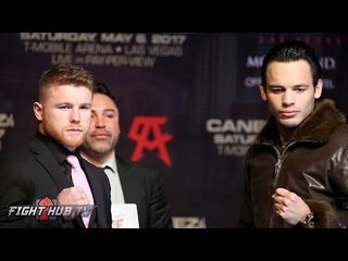 Canelo Alvarez vs. Julio Cesar Chavez Jr. FULL New York Press Conference & Face Off Video