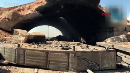 Shayrat hava üssü'nün vurulduktan sonraki ilk görüntüleri