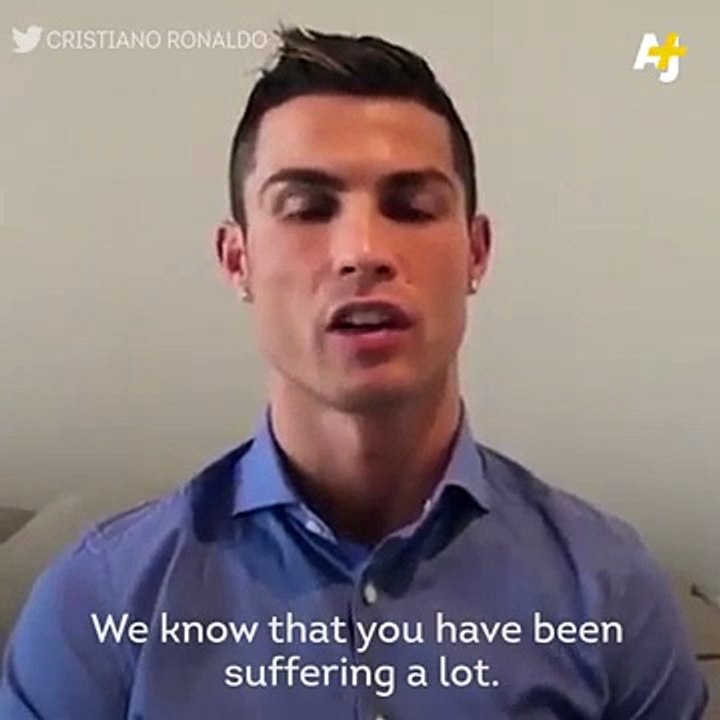 Kur Ronaldo mbështeste fëmijët sirianë me një video-mesazh prekës (Video)