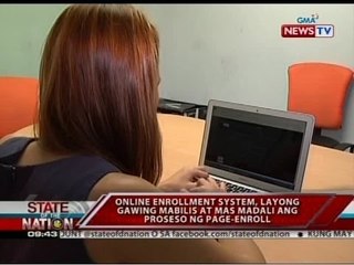 SONA: Online enrollment system, layong gawing mabilis at mas madali ang proseso ng page-enroll