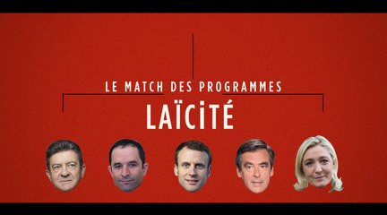 Laïcité : le match des programmes