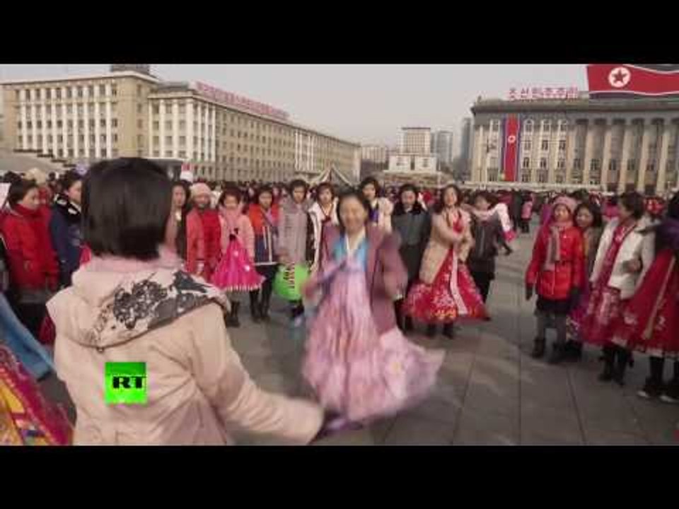 They don't look too happy, do they? This is how North Korea celebrates Lunar New Year