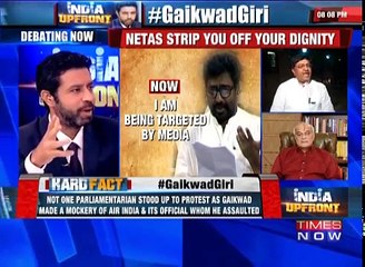 Ravindra Gaikwad In Parliament- Netagiri Above Democracy - India Upfront With Rahul Shivshankar