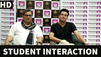 Acting Students Interact With Manoj Bajpayee