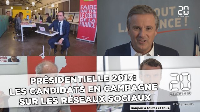 Présidentielle 2017 : Les candidats en campagne sur les réseaux sociaux
