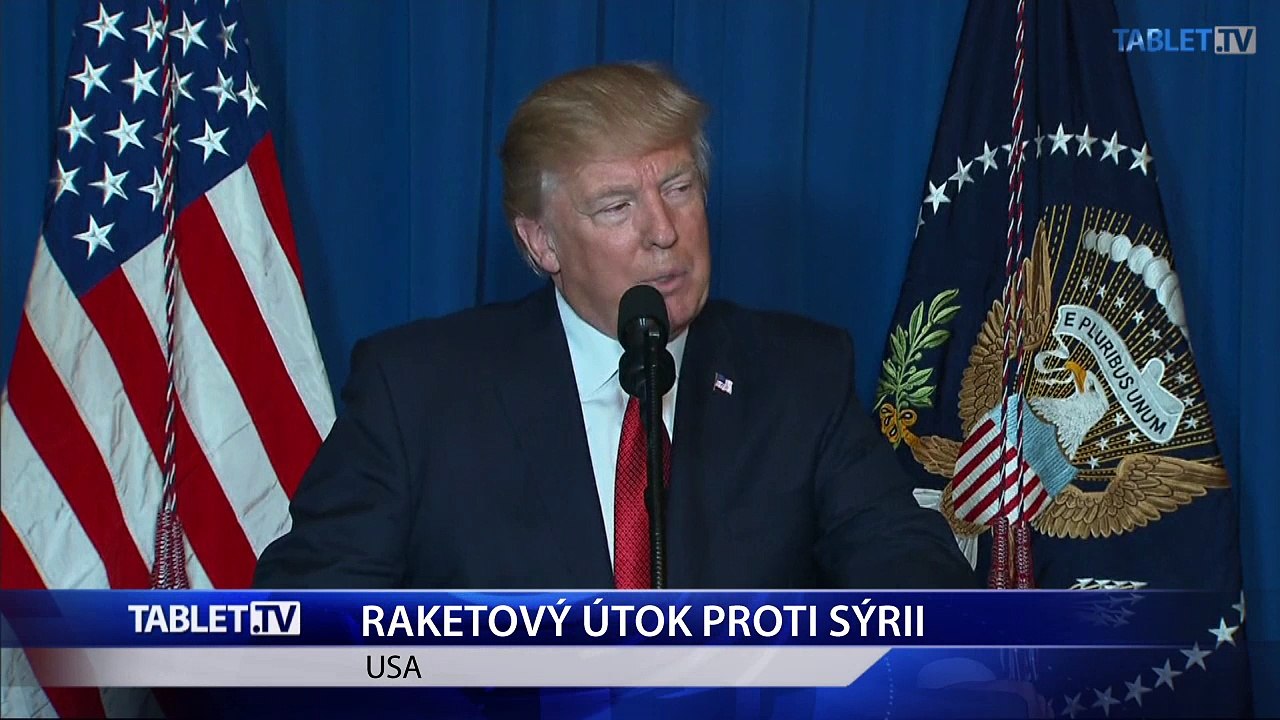 USA zaútočili na sýrsku základňu v reakcii na chemický útok