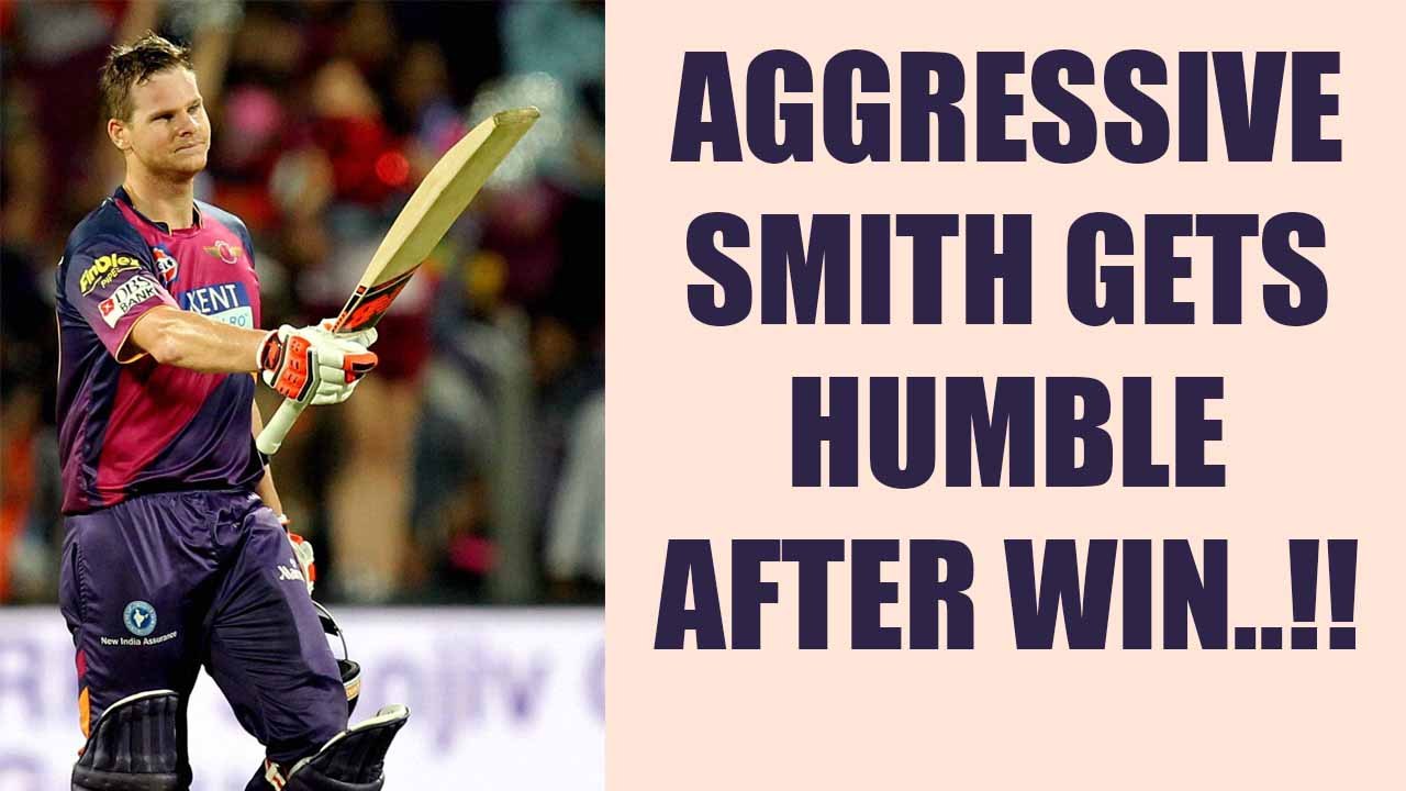 IPL 10: Steve Smith gets humble after defeating Mumbai, says lucky to win | Oneindia News