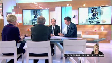 C à vous : Benoît Hamon sous le charme de Charlize Theron