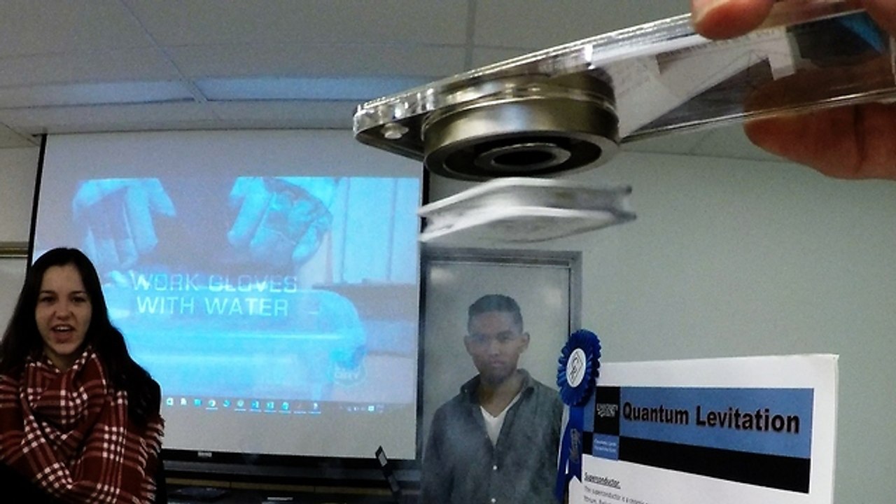 Young scientist demonstrates the impossible: Levitation