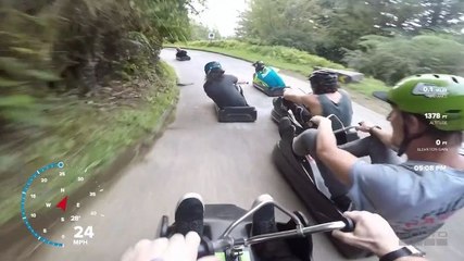 Sam Pilgrim fait de la luge d'été (POV)