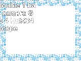 DURAGADGET Mini chargeur USB double  1 batterie pour caméra GoPro 4 Hero 4  HERO4