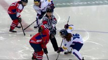 Korean ice hockey players face off amid political tension
