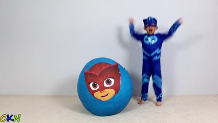 PJ MASKS Super Giant Toys Surprise Egg Opening Fu