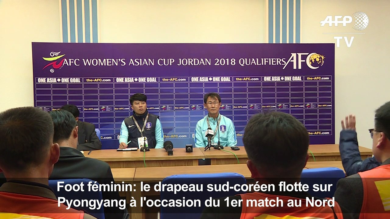 Foot: le drapeau sud-coréen flotte sur Pyongyang