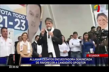 Ecuador: allanan encuestadora acusada de favorecer a Guillermo Lasso