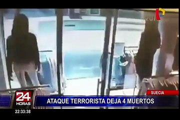 Capturan a sospechoso del ataque terrorista en Suecia