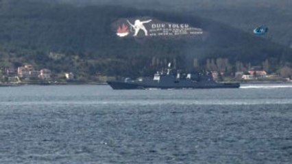 Rus Çıkarma Gemisi Boğazdan Geçti