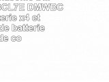 DotFoto Panasonic DMWBCL7 DMWBCL7E DMWBCL7PP Batterie x4 et Chargeur de batterie