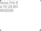 Carte Mémoire SDXC SanDisk Extreme Pro 64 Go Classe 10 U3 SDSDXPA064GX46