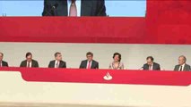 Ana Botín muestra confianza en las perpectivas del grupo Santander ante los accionistas