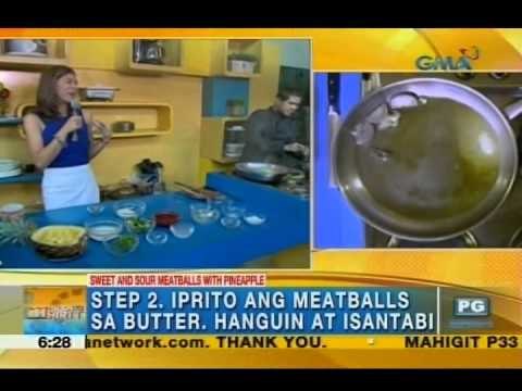 Kitchen Hirit: Sweet and sour meatballs with pineapple | Unang Hirit
