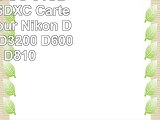 DigiChip 64 GO 64GB CLASS 10 SDXC Carte Memoire pour Nikon D800 D800E D3200 D600 D750