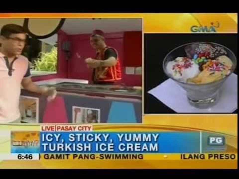 Sticky, yummy Turkish ice cream | Unang Hirit