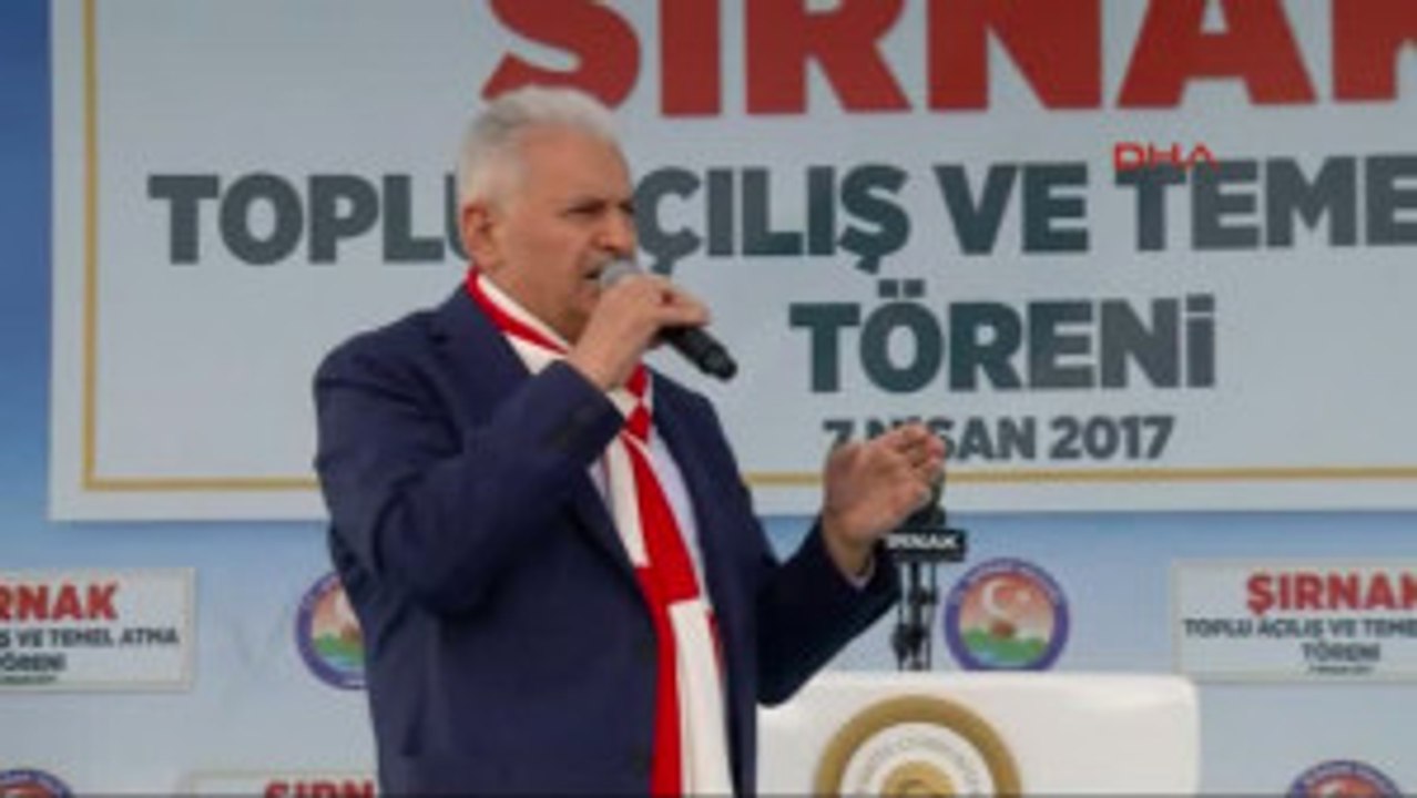 Şırnak- Başbakan Binali Yıldırım Şırnak'ta Konuştu-3