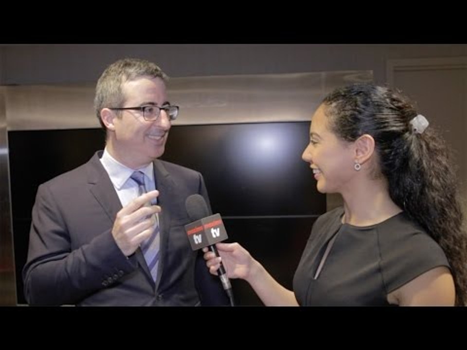 John Oliver Interview 2017 "Garden of Laughs" in NYC