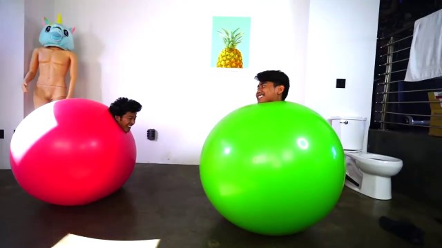 Défi du ballon géant, vous connaissez?...