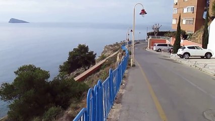 A walk down the coast into Benidorm, Spain
