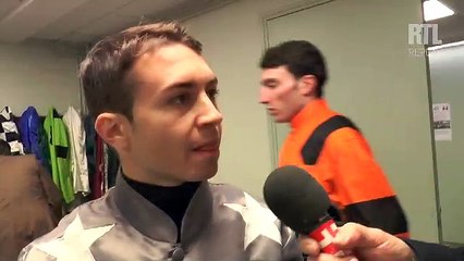 Mickaël Barzalona présente New Frosty, le 2 dans le Prix Lypharita 2017