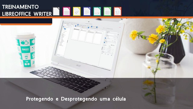 020 - LibreOffice - Protegendo e Desprotegendo uma célula no LibreOffice Writer