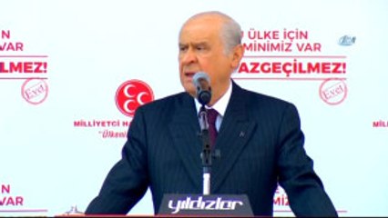 MHP Lideri Bahçeli: "Esad'ın İnsanlık Dışı Saldırı ve Katliamlarına Verilen Füzeli Karşılık Olumlu...