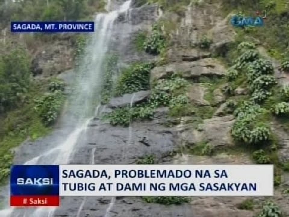 Saksi: Sagada, problemado na sa tubig at dami ng mga sasakyan