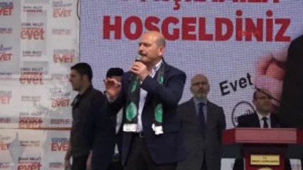 Artvin Bakan Soylu Borçka'da Halka Hitap Etti