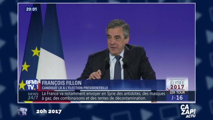 François Fillon s'exprime sur sur son enfarinage : "J'espère au moins que la farine était française"