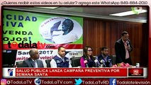 Salud Pública lanza campaña preventiva por Semana Santa-Noticias SIN-Video