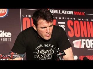 Chael Sonnen "I got greedy, I thought I had it; I have my sights set on Wanderlei"