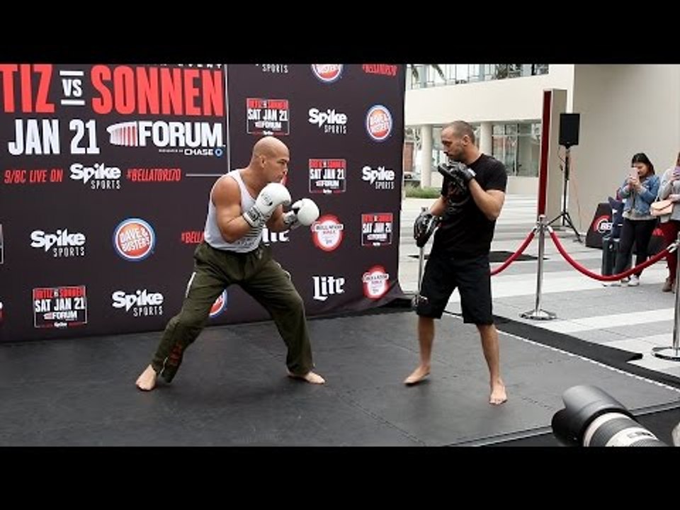 Tito Ortiz's COMPLETE Final Media Workout video - Bellator 170 Ortiz vs. Sonnen