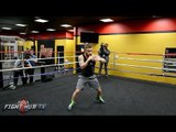 Carl Frampton looking sharp & fast one week away from rematch with Leo Santa Cruz