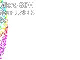 Platinum Carte mémoire Class 6 Micro SDHC avec Lecteur USB 32 Go