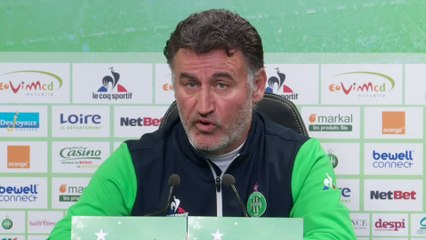 Foot - L1 - ASSE : Galtier «On n'a pas le droit à l'erreur»